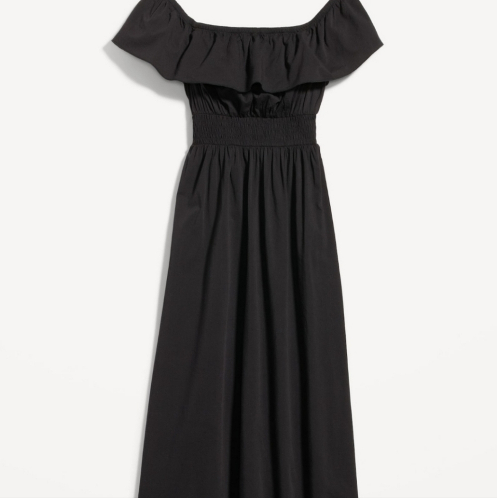 Xxl old navy off the shoulder maxi dress